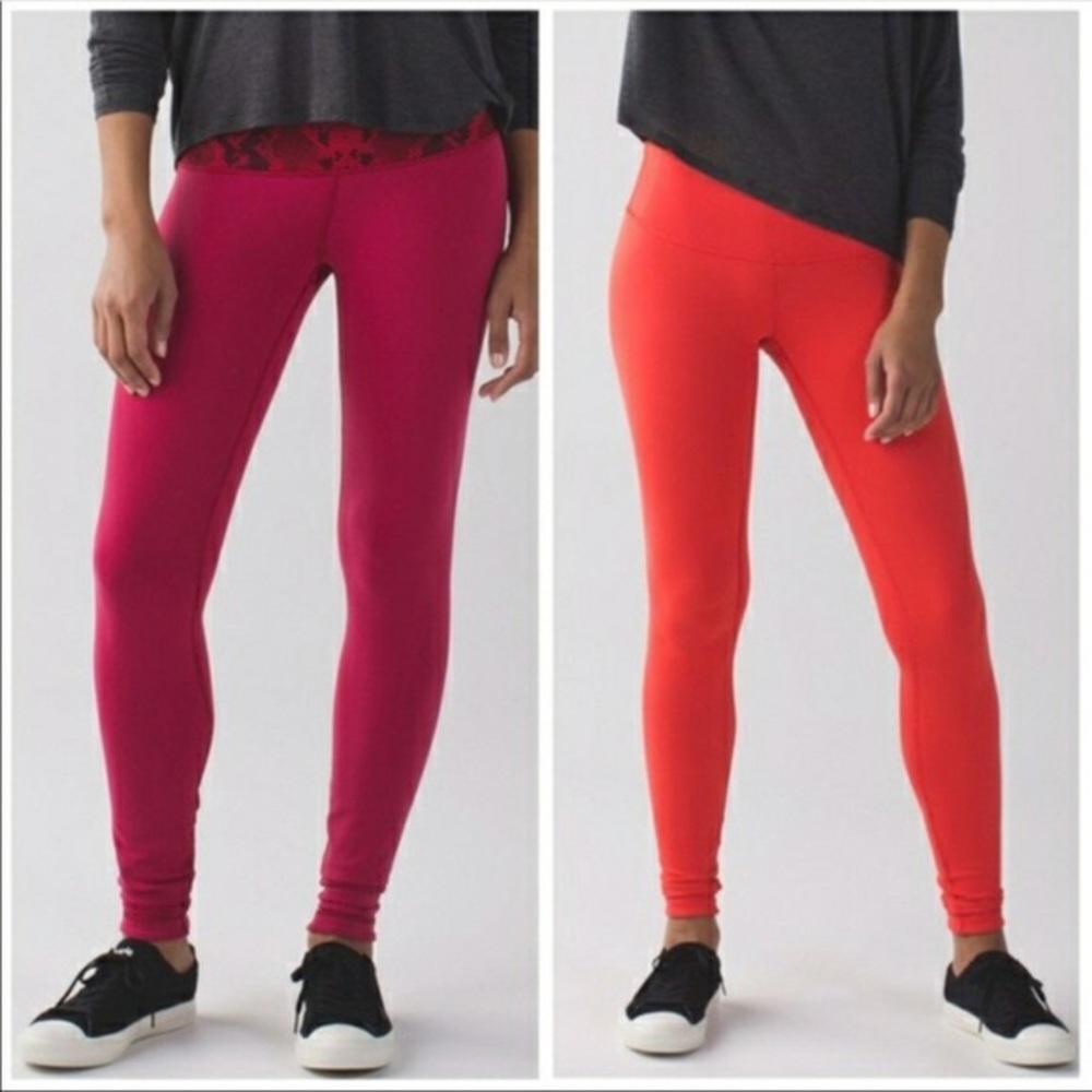 Lululemon Wonder Under Reversible Leggings